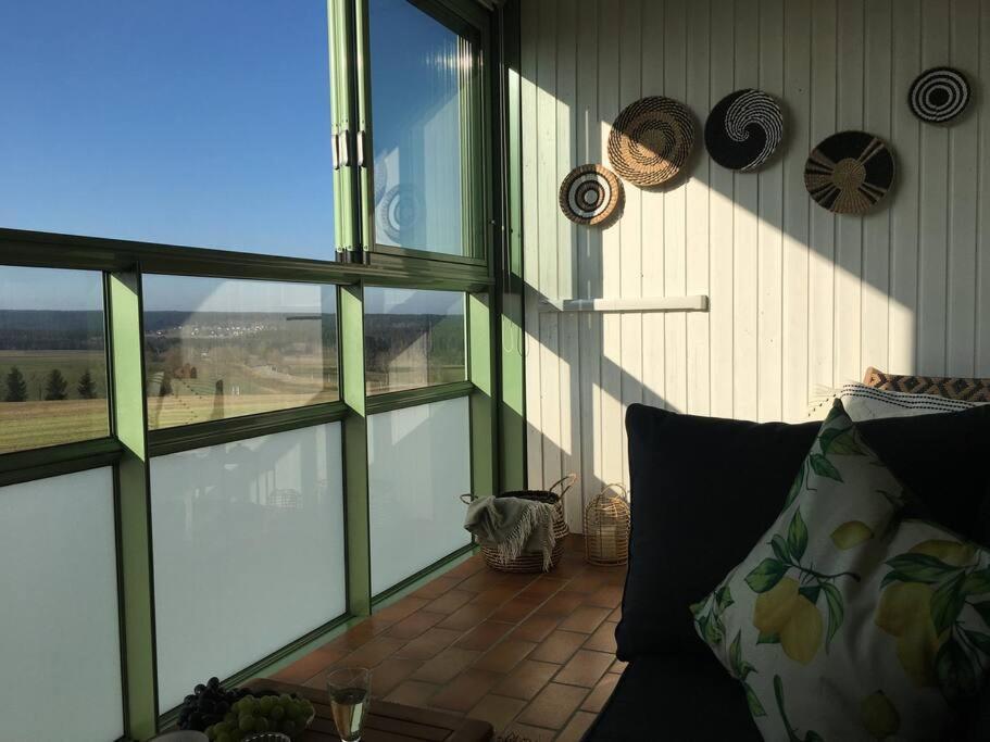 Gemuetliches Apartment Mit Wundervollem Weitblick Loffingen Bagian luar foto