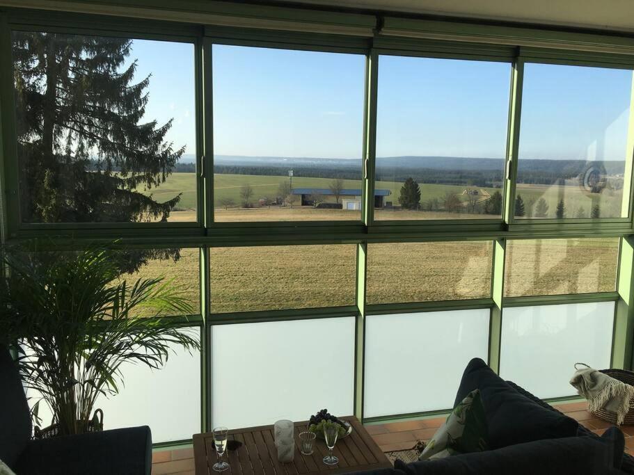 Gemuetliches Apartment Mit Wundervollem Weitblick Loffingen Bagian luar foto