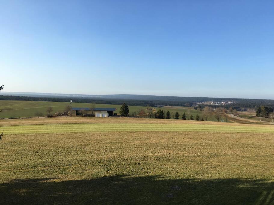Gemuetliches Apartment Mit Wundervollem Weitblick Loffingen Bagian luar foto